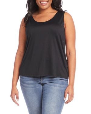 Karen Kane Scoop Neck Tank - Black