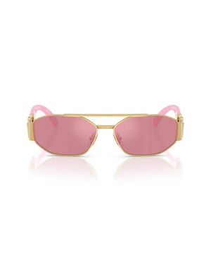 Versace Kids' 50Mm Rectangular Sunglasses - Pink