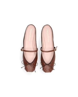 Pretty Ballerinas Square Toe Ballet Slide - Pink