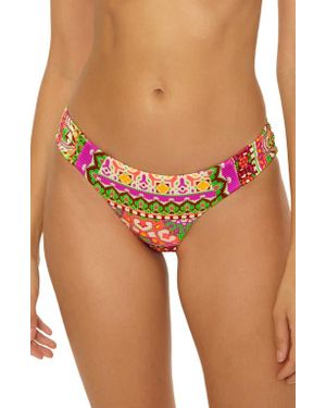 BCA by Rebecca Virtue Moroccan Tile Hipster Bikini Bottoms - Blue