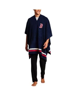 Barefoot Dreams Cozychic Boston Sox Everything Poncho - Blue