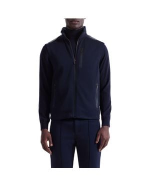 Bugatchi Soft Touch Performance Knit Vest - Blue
