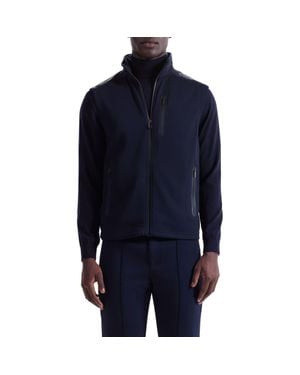 Bugatchi Soft Touch Performance Knit Vest - Blue