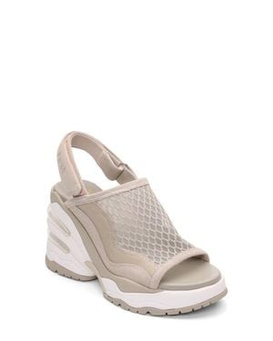 Ash Ceva Bubble Cushioned Slingback Sport Sandal - White