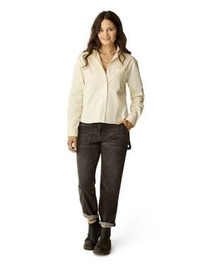 Carve Designs Claire Twill Shirt - Natural