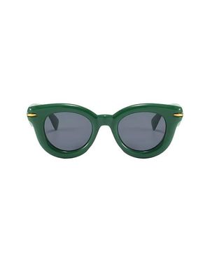Fifth & Ninth Marlow 46Mm Polarized Round Sunglasses - Green