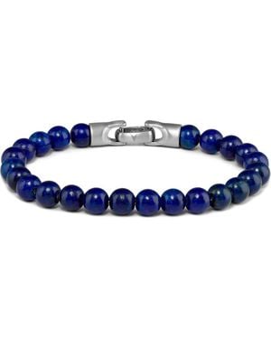Vincero Onyx Beaded Bracelet - Blue