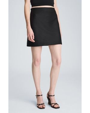 Kenneth Cole Rib Pull-On Pencil Skirt - Black
