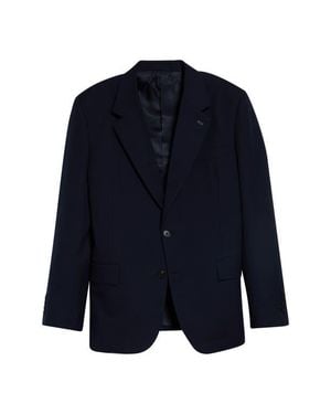 Givenchy Notch Lapel Wool Sport Coat - Blue