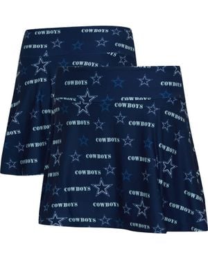 Concepts Sport Dallas Cowboys Mosaic Allover Print Skort - Blue