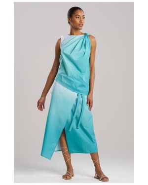 Natori Akari Origami Top - Blue