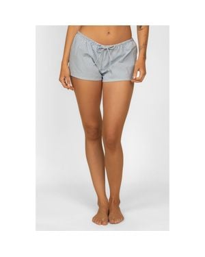 Montce Drawstring Cover-Up Shorts - Blue
