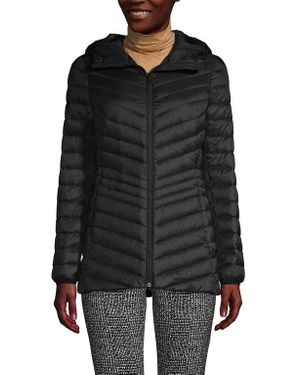Lands' End Ultralight Packable Down Jacket - Black