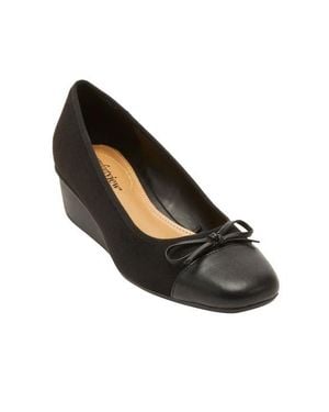 Comfortview The Jade Slip On Wedge - Black