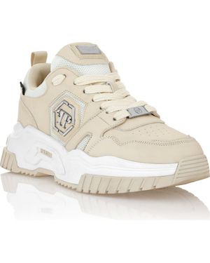 Philipp Plein New Predator Sneakers Pp Hexagon - White