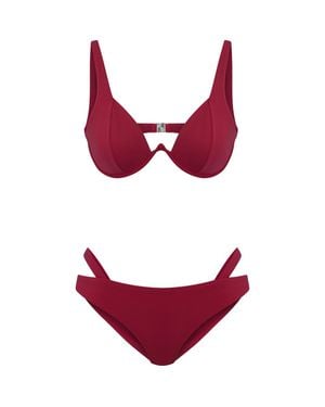 Jendue Cleo Bikini Swimwear - Red