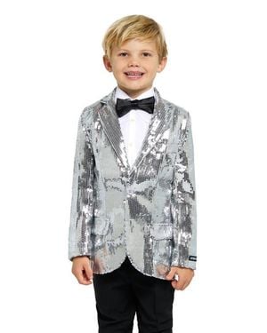 Opposuits Kids' Sequin Sport Coat - Gray