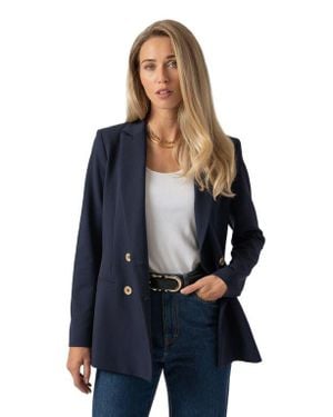 Saint + Sofia Cambridge Blazer - Blue