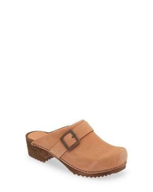 Sanita Platform Clog - Brown