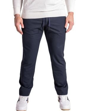 Maceoo Ascension Drawstring Pants - Blue