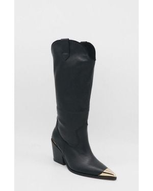 Stivali New York Raffinata Knee-High 2-In-1 Convertible Boots - Black