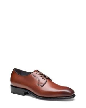 Johnston & Murphy Ashton Plain Toe Derby - Brown