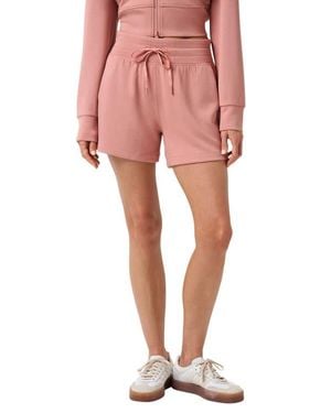Travis Mathew Skyloft Soft Drawstring Shorts - Pink