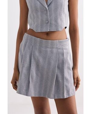 REISTOR Cropped Cotton Tweed Vest Set - Multicolor