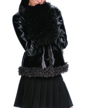 Anna Sui Faux Fur Muff - Black