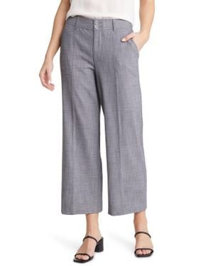 Wit & Wisdom 'ab'solution Skyrise Ankle Wide Leg Pants - Gray