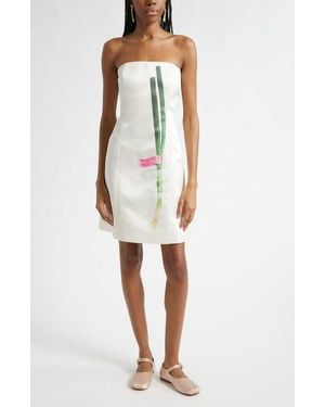 Sandy Liang Negi Scallion Dress - White