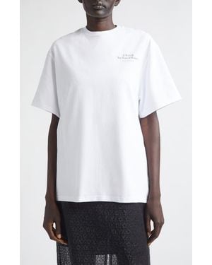 Cecilie Bahnsen Dorothy Graphic T-Shirt - White