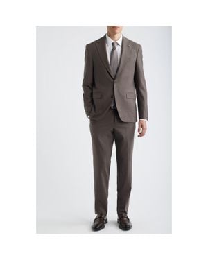 Jack Victor Esprit Stretch Wool Suit - Gray