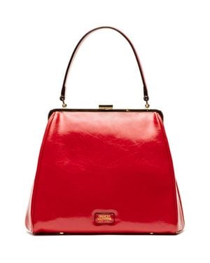 Frances Valentine Katherine Frame Leather Handbag - Red