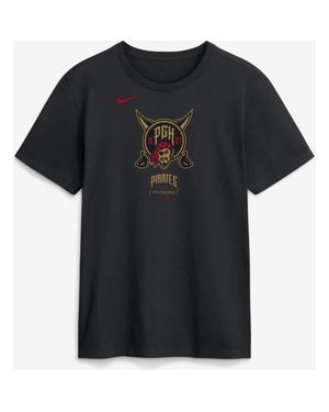Nike Pittsburgh Pirates 2026 City Connect Large Logo T-Shirt - Black
