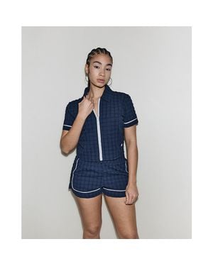 Converse Festival Zip Polo - Blue