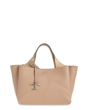 Tod's Mini Leather Tote - Brown