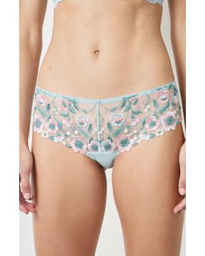 Etam Allure Lace Shorty Panties - Blue