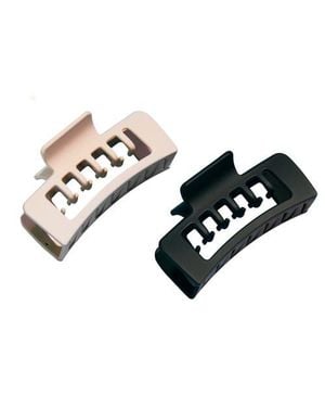 Gimme Beauty Double Claw Clip Duo - Black