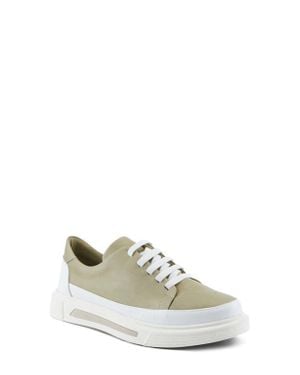 Spring Step Dune Platform Sneaker - White