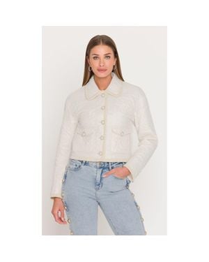 Generation Love Fabiana Quilted Jacket - White
