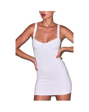 Fleur du Mal Bandage Dress - White