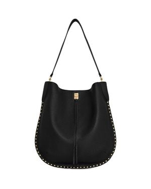 Rebecca Minkoff Slim Darren Leather Hobo Bag - Black