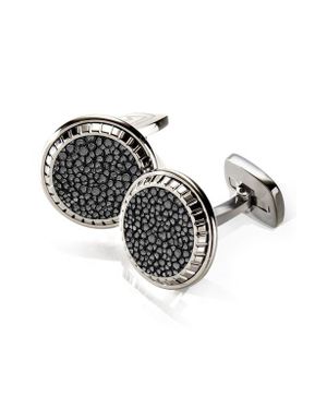 M-clip M-Clip Stingray Cuff Links - Black