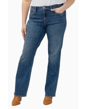 Silver Jeans Co. Suki Slim Bootcut Jeans - Blue
