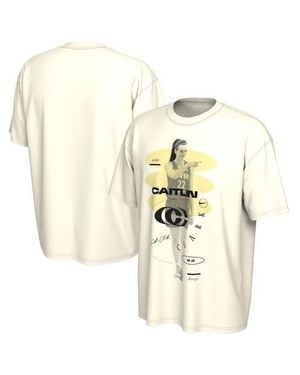 Nike Caitlin Clark Indiana Fever Cc Logo T-Shirt - Metallic