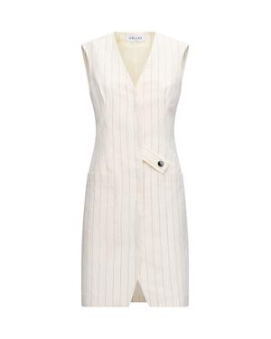 Callas Milano Jamily Vest Dress - White