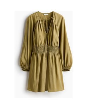 H&M Oversized Tunic Dress - Natural