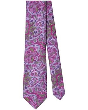 Robert Talbott Robert Dotted Paisley Best Of Class Necktie - Purple