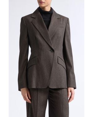 Max Mara Neutro Wool Blazer - Black